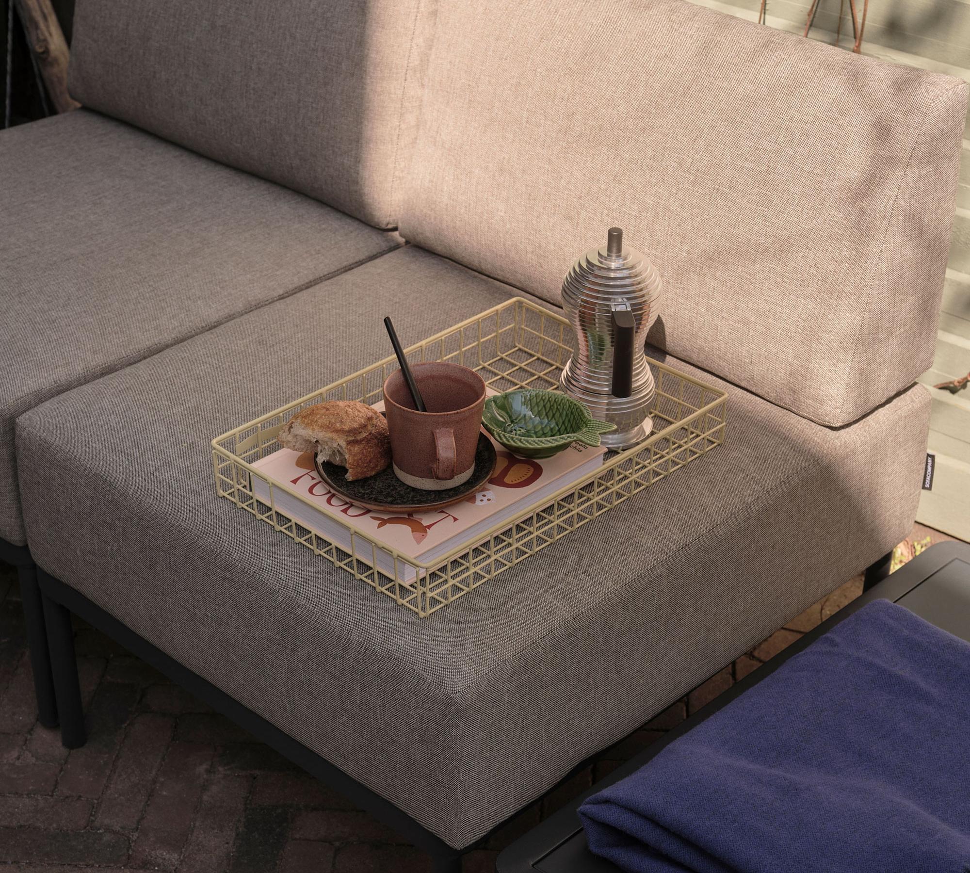 Hadley Outdoor 1-Seater Module Sesame 6