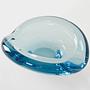 Glasschale Blau 1960er 6