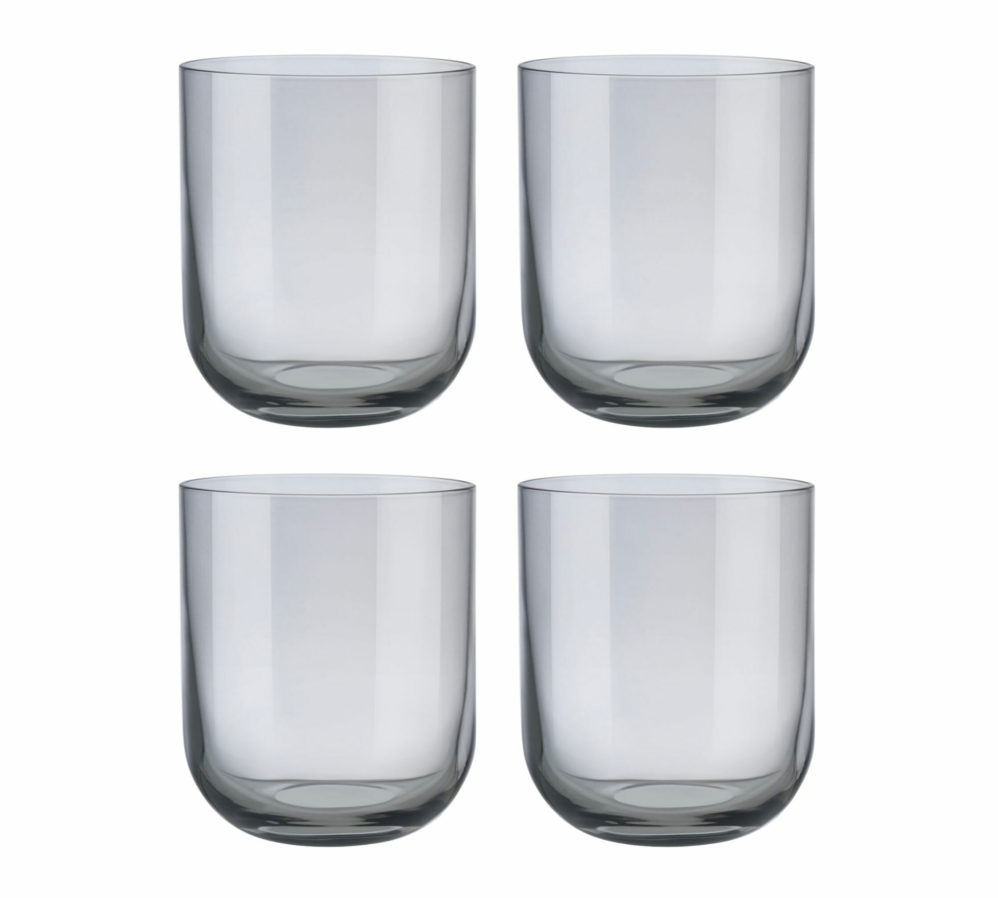 4x Fuum Trinkglas Smoke 0