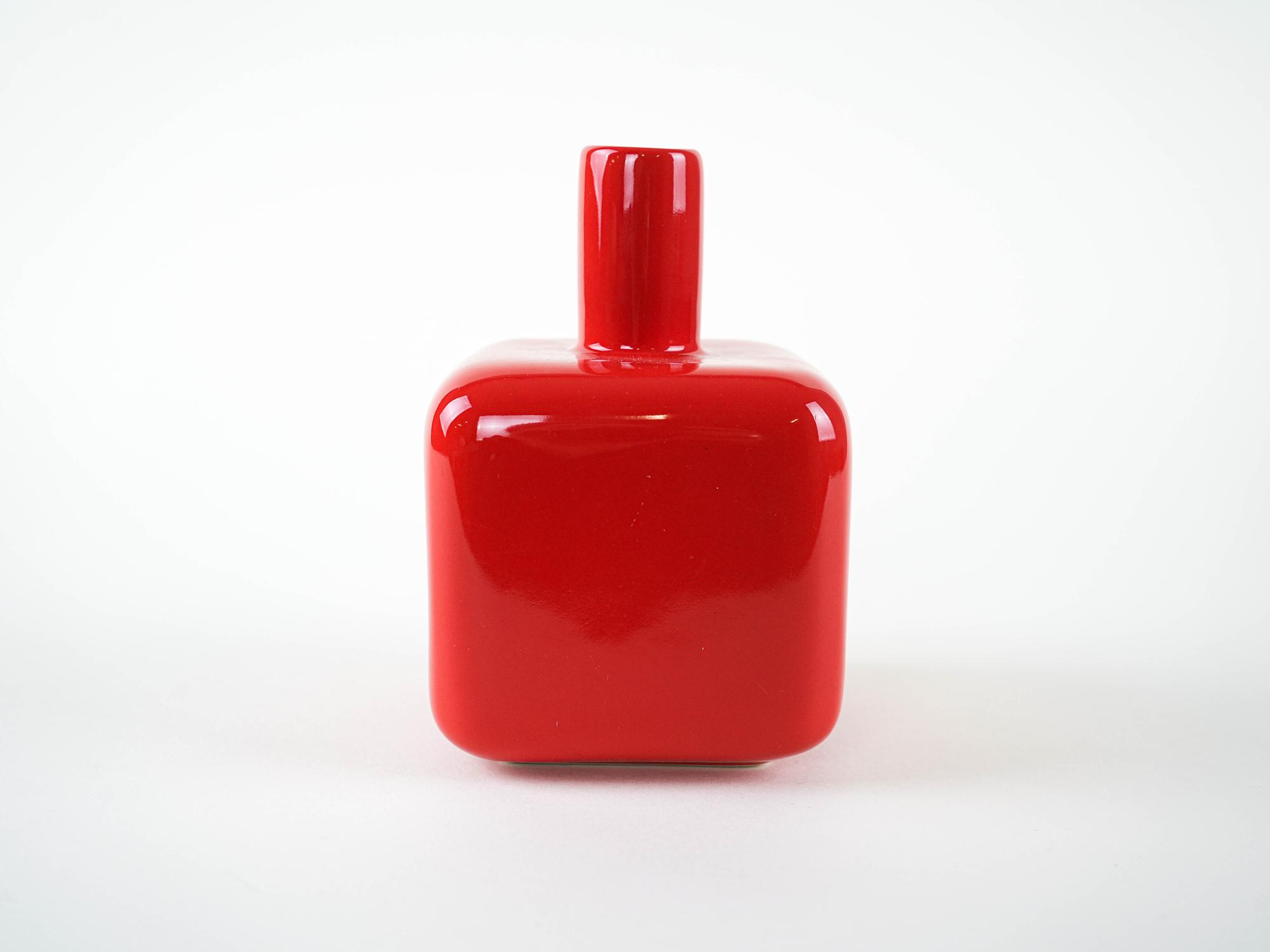 ASA Selection Decorative Vase Ceramic Red 1990s 1