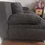 Antonio Sofa 2-Sitzer Baumwolle Anthrazit 1