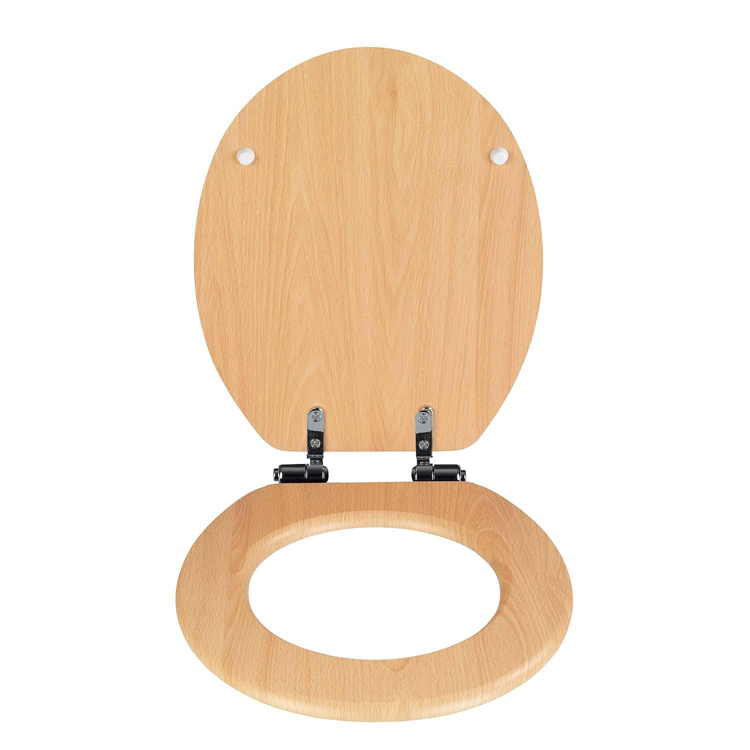 WC-Sitz Buche MDF Buchenfarbe 1