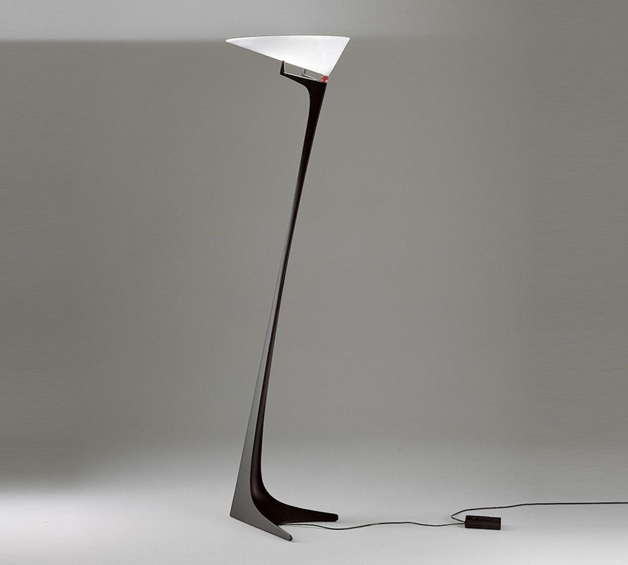 Montjuic Floor Lamp Black White 0