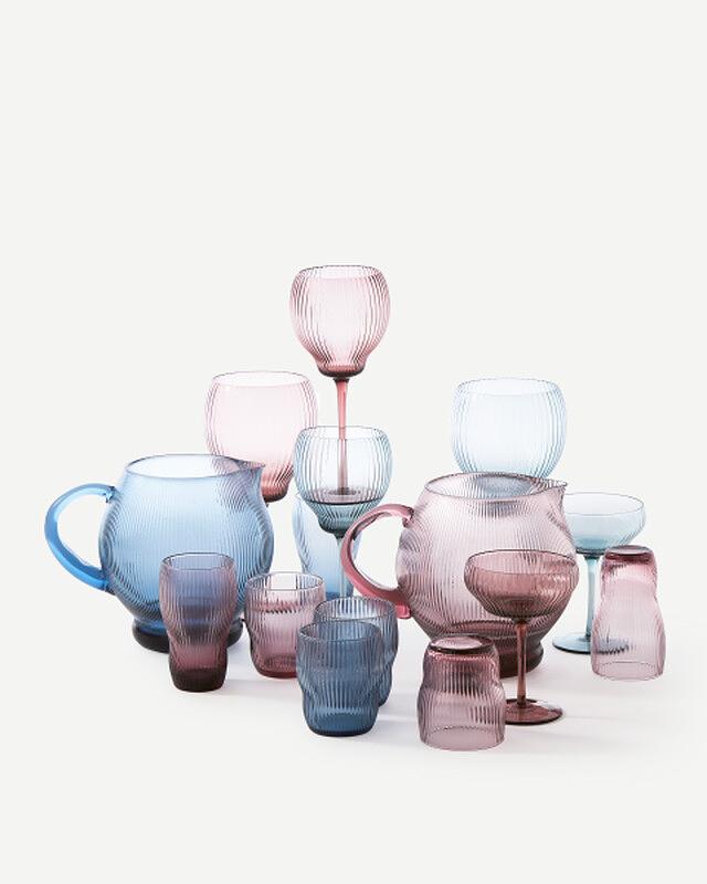 2x Pum Weingläser Glas Lila 1