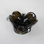 Plate Murano glass Green 1960s 4