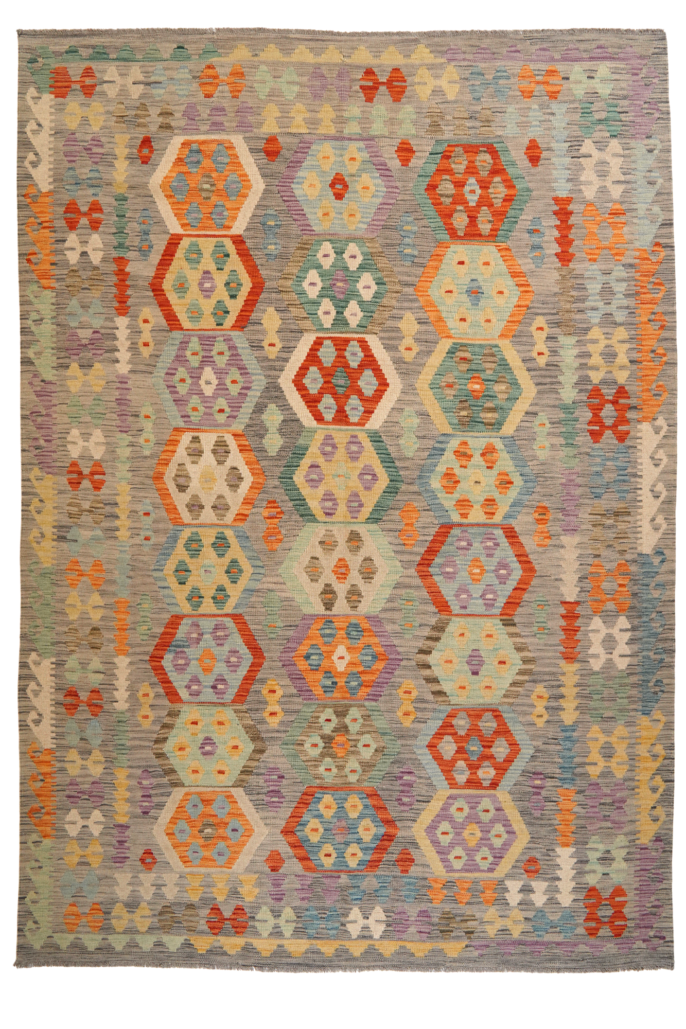 Kilim Aylin Lana Multicolore 0
