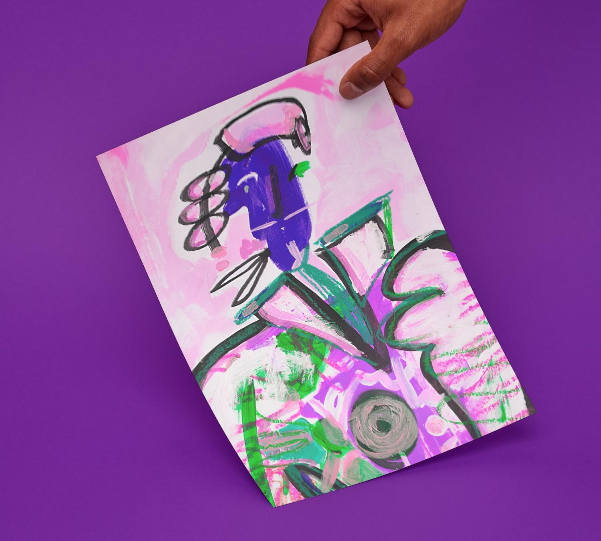 Lord from Sixsome Art Print Multicolor 3