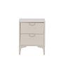 Piring 2 drawers Steel Beige 0
