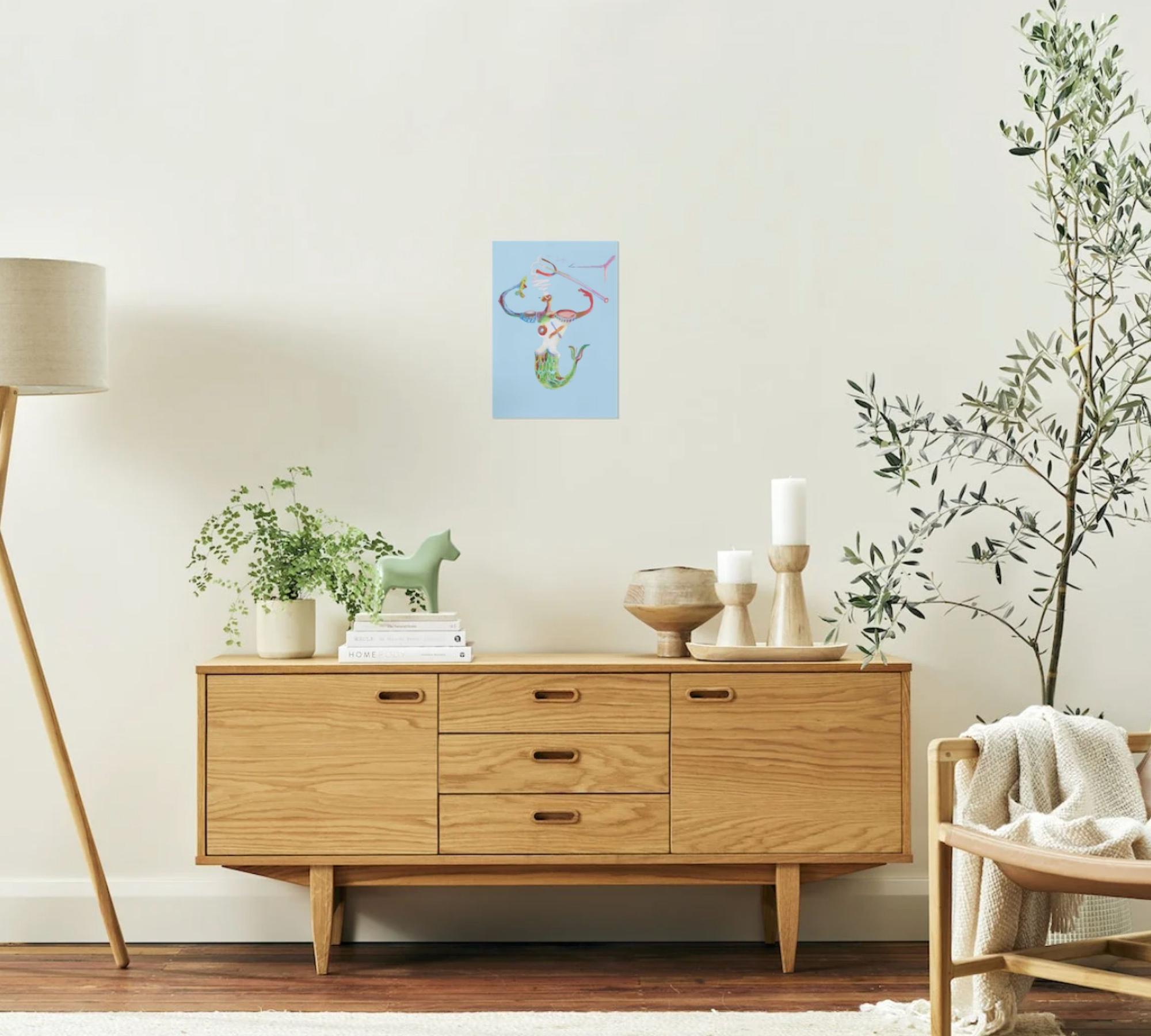 Neptuno Kunstdruck Mehrfarbig 4