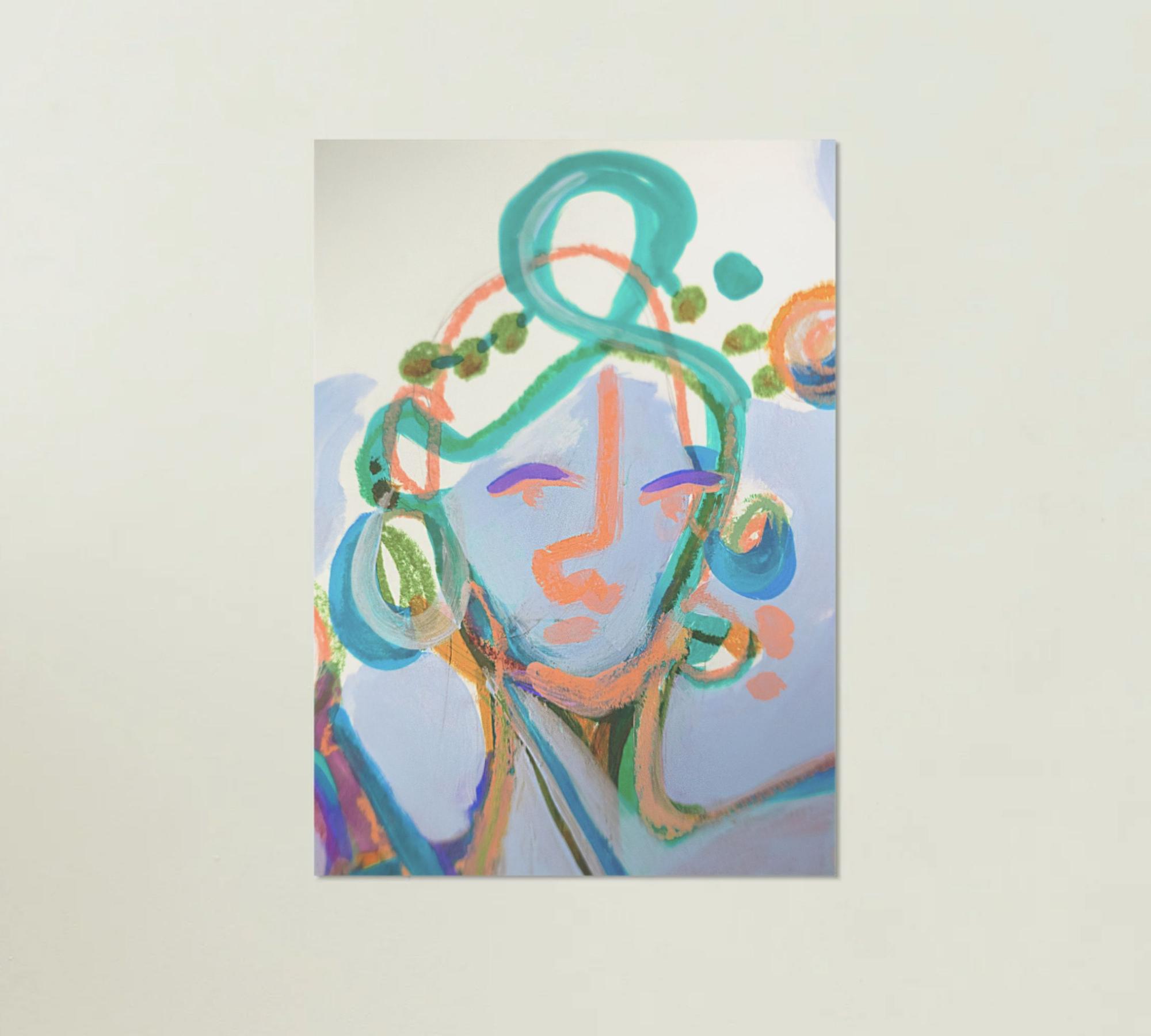 La cara de la Gracia Stampa d'arte Multicolore 2