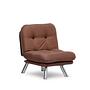 Misa Small Solo Sofa Bed 1-seater Light Brown 5
