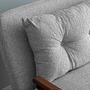 Sando Schlafsofa 2-Sitzer Bouclé Grau 4