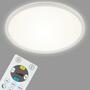 1-light LED ceiling light plastic white 1