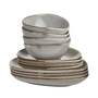 Geschirr-Set Japandi 12-tlg. Creme 1