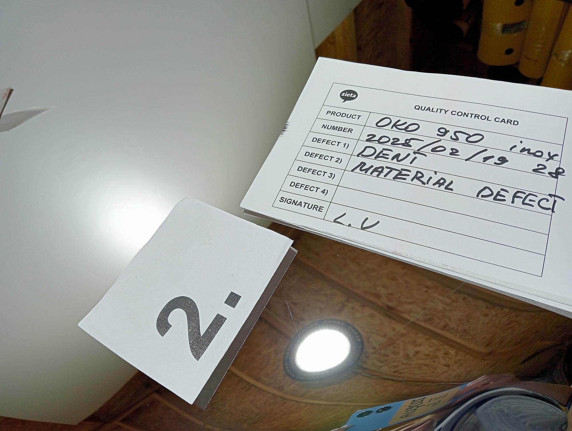 OKO Spiegel 950 Inox Poliert Edelstahl Silber 4