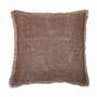 KLÄRFALL Kissenhülle Leinen Rostrot 60 x 60 cm 0