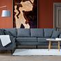 Tempo Ecksofa Links Grau 1