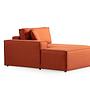 Pirlo Corner Sofa Left Orange 8