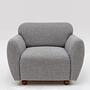 Eddy armchair light grey 3