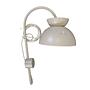 Butterfly Wandlampe Metall Beige 1