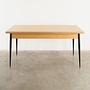 Folding table Oak 1980s 1