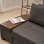 Perenna Sofa 3-Sitzer Leinen Anthrazit 5