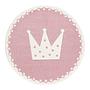 Kinderteppich Crown Babyrosa 0