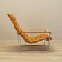 Lounge Chair Metal Leather Orange 1960s 7