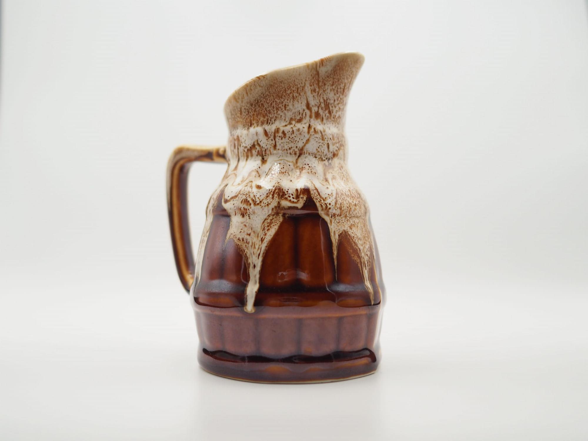 2x Cream pourer ceramic 1970s 6