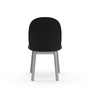 Ace Chair Velours Holz Grau 3