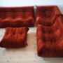 Togo Lounge Set 4-tlg. Cord Orange 1