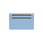Portafoglio 100% pelle riciclata azzurro 0