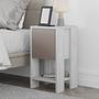 Ema Nightstand White Light Mocha 0