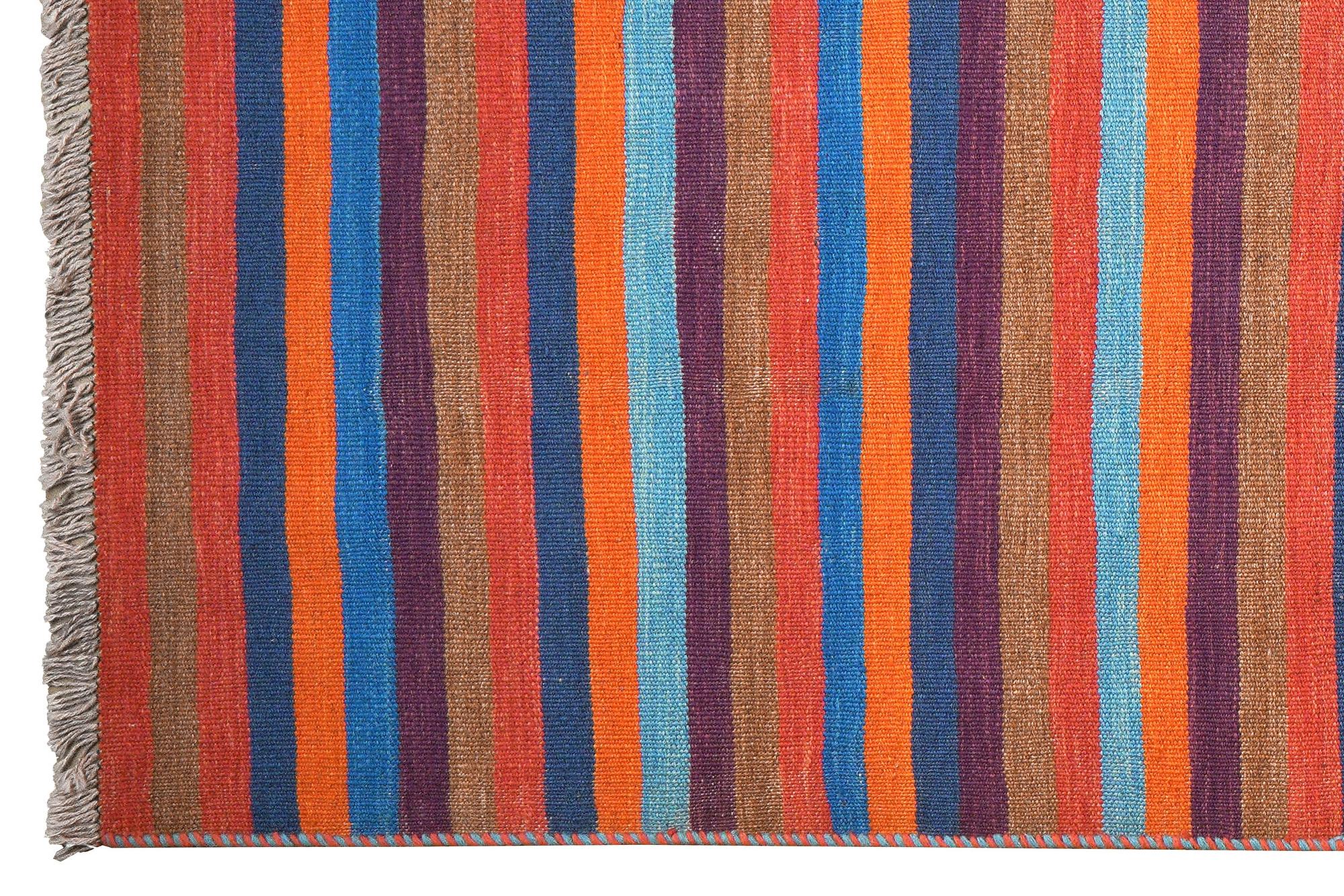 Tappeto Kilim Gashgai Lana Multicolore 1
