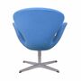 Swan Chair Arne Jacobsen Textil Blau 3