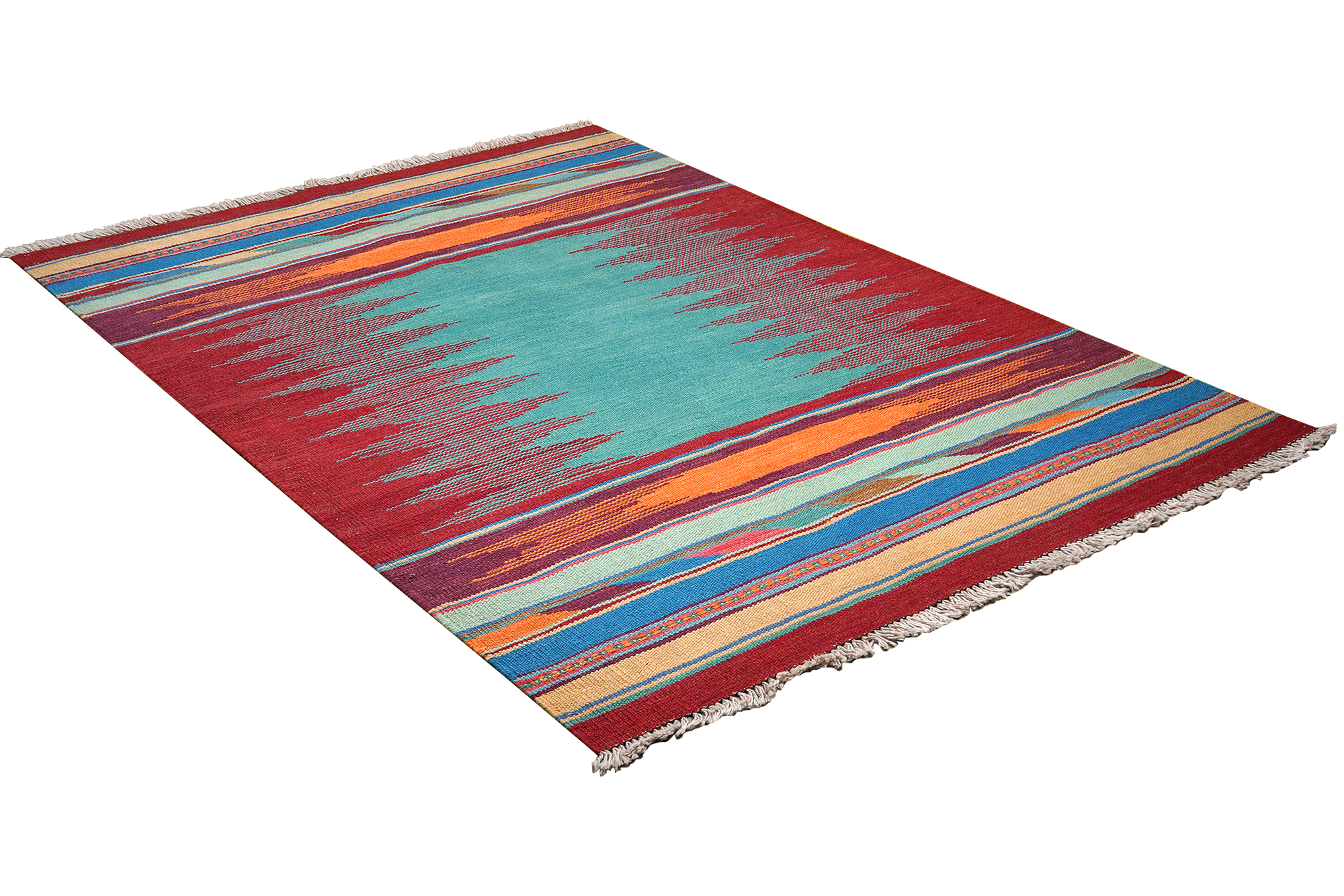 Kilim Gashgai Teppich Mehrfarbig 2