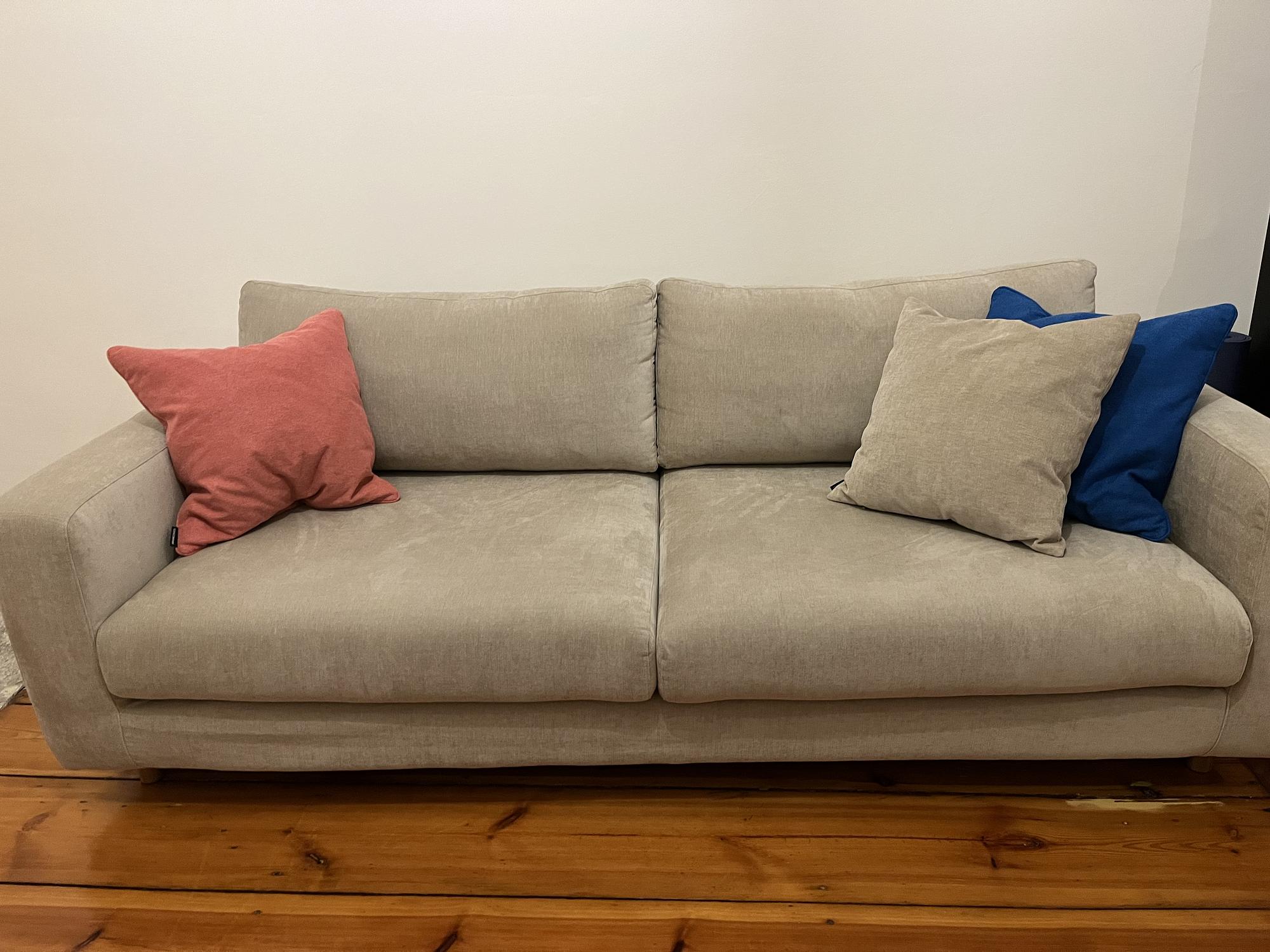 Dylan Sofa 3-Sitzer Danny Cream 3