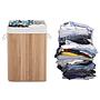 Wäschekorb Mondeville Bambus / Webstoff Beige 4