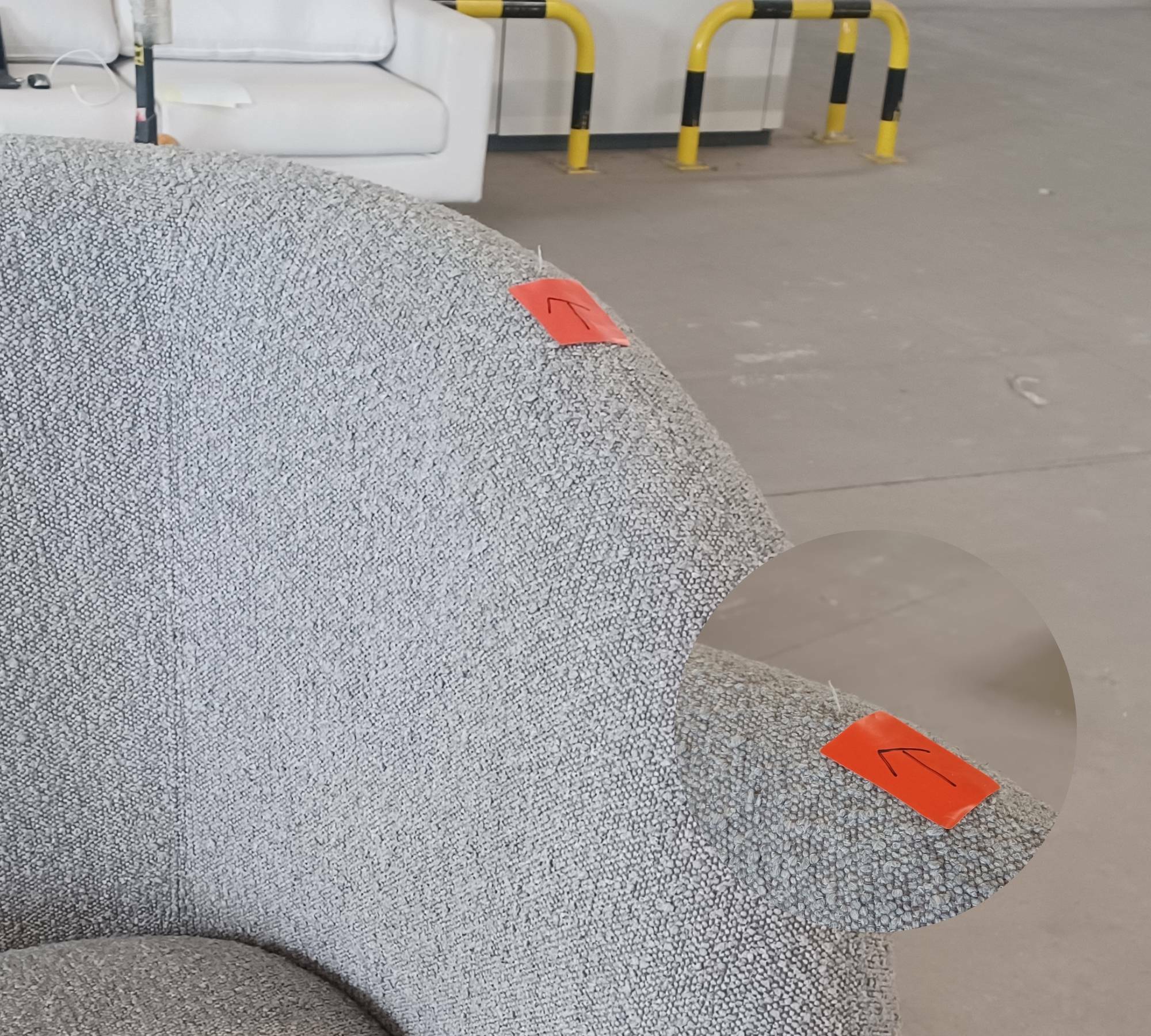 Design-Award-Winning Paula 3-Sitzer Sofa Maya Warm Grey 7