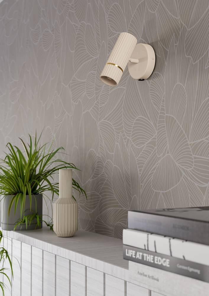 LED-Wandleuchte Caminia Beige 3