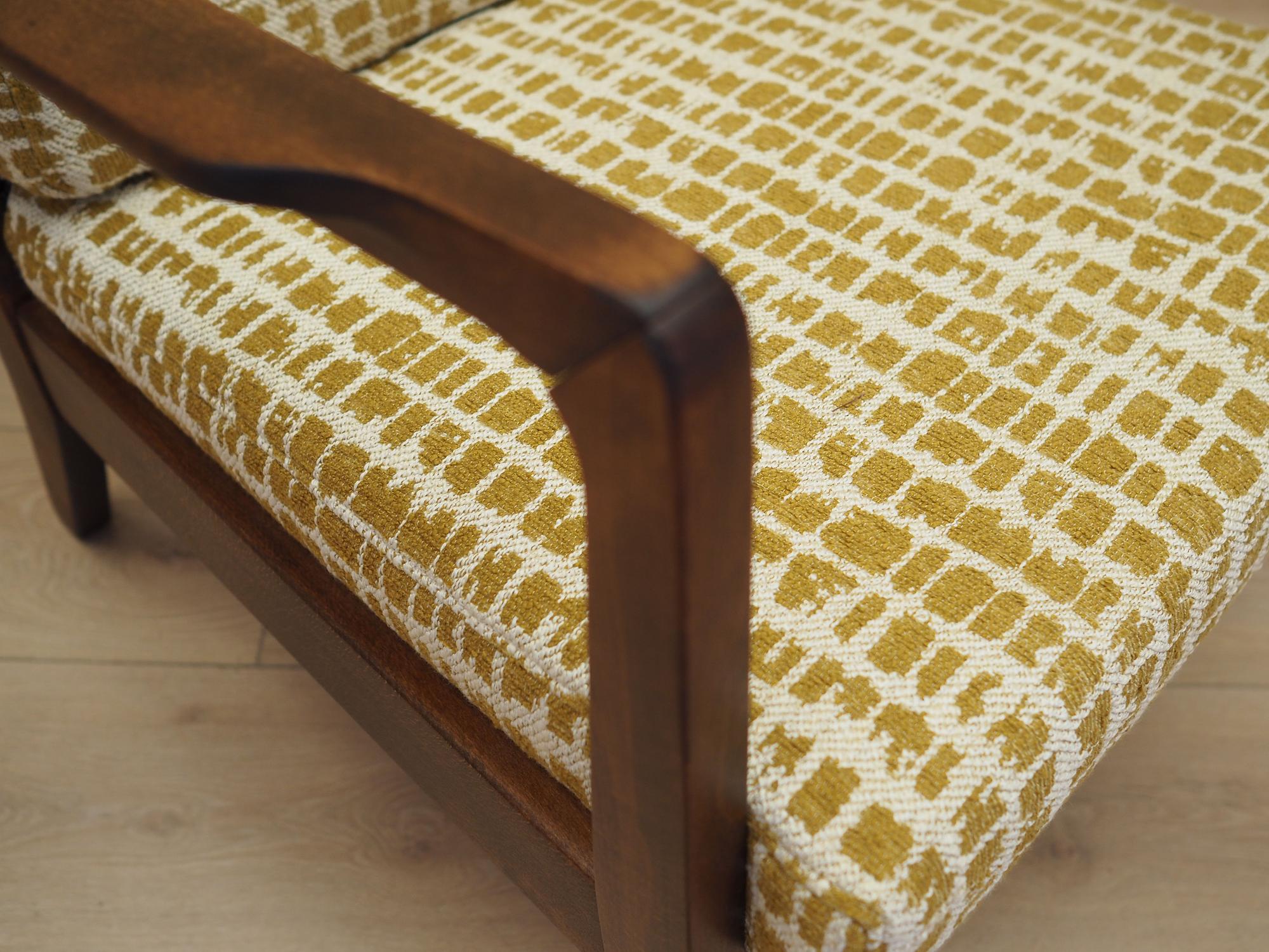 Armchair beech wood 1970s 9