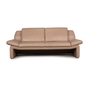 Sofa 3-Sitzer Leder Beige 0