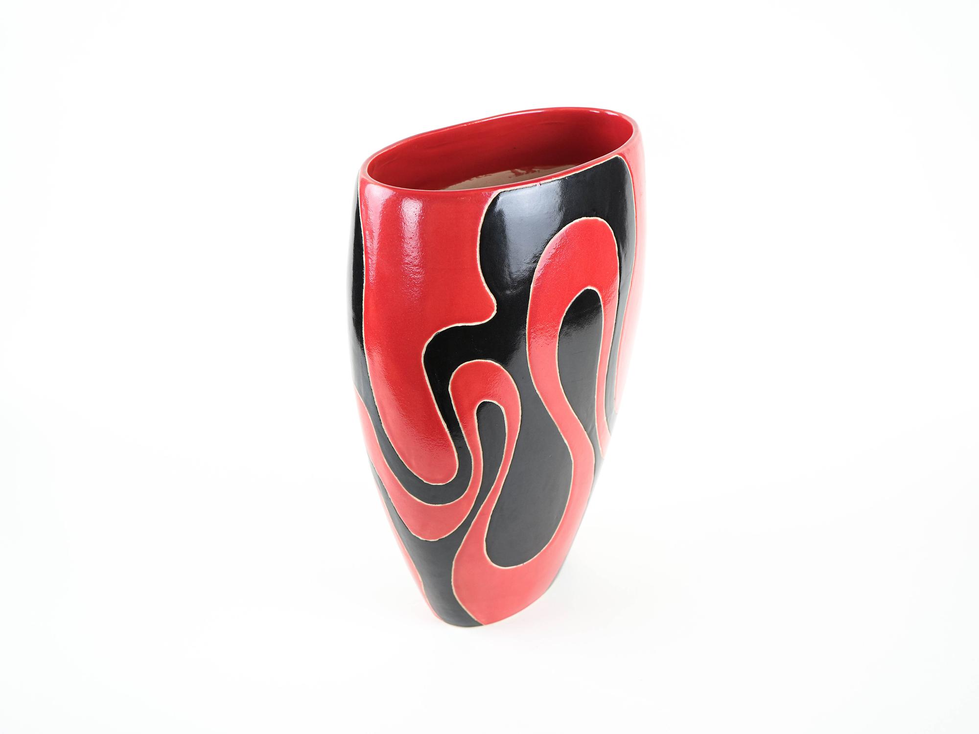 Ceramic vase 1970s 5