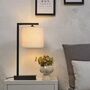 Table lamp 1-flame Cotton fabric Beige 2