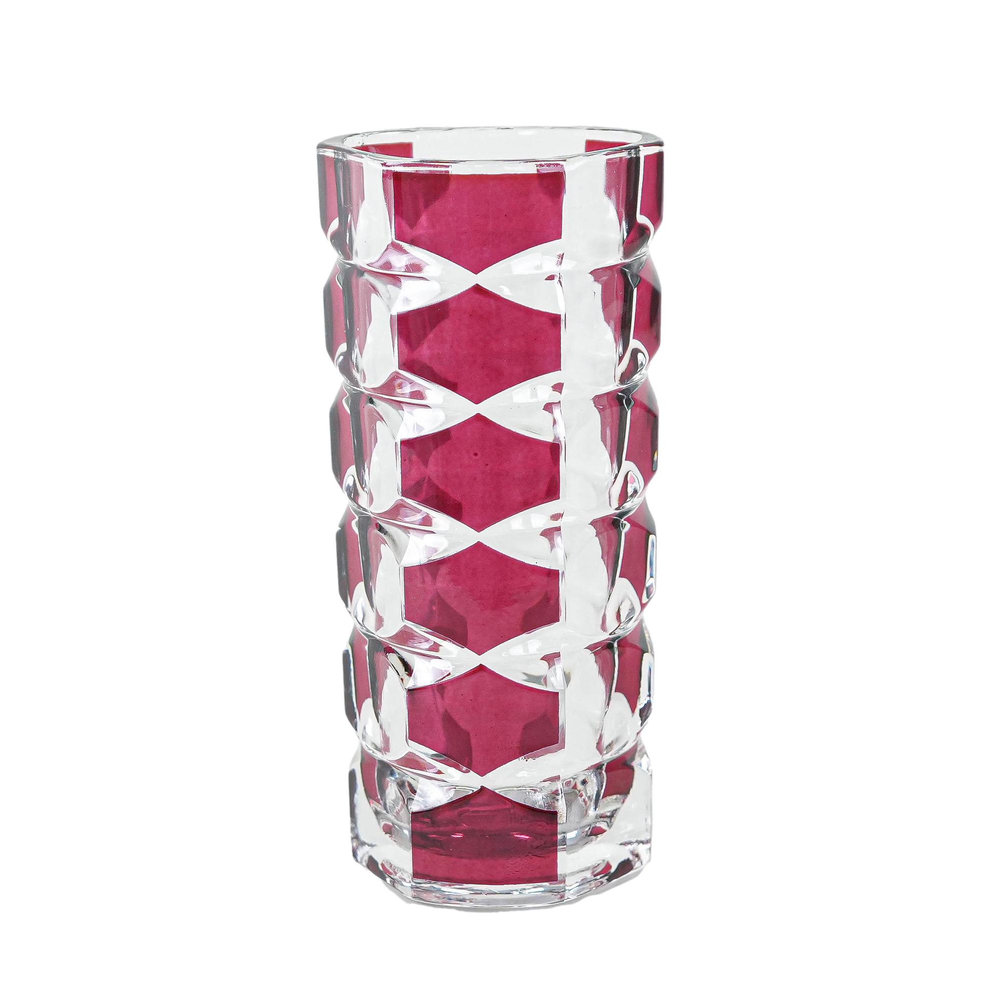 Glass Vase Windsor 1970s 0