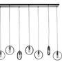 Pendant lamp 7-bulb Metal Black 4