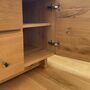 Lowboard Eiche Massiv Braun 1