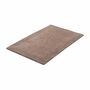 Badematte Webstoff Braun 60 x 100 cm 1