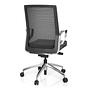 PROVIDER NET Swivel Office Chair with Casters Fabric Black 9