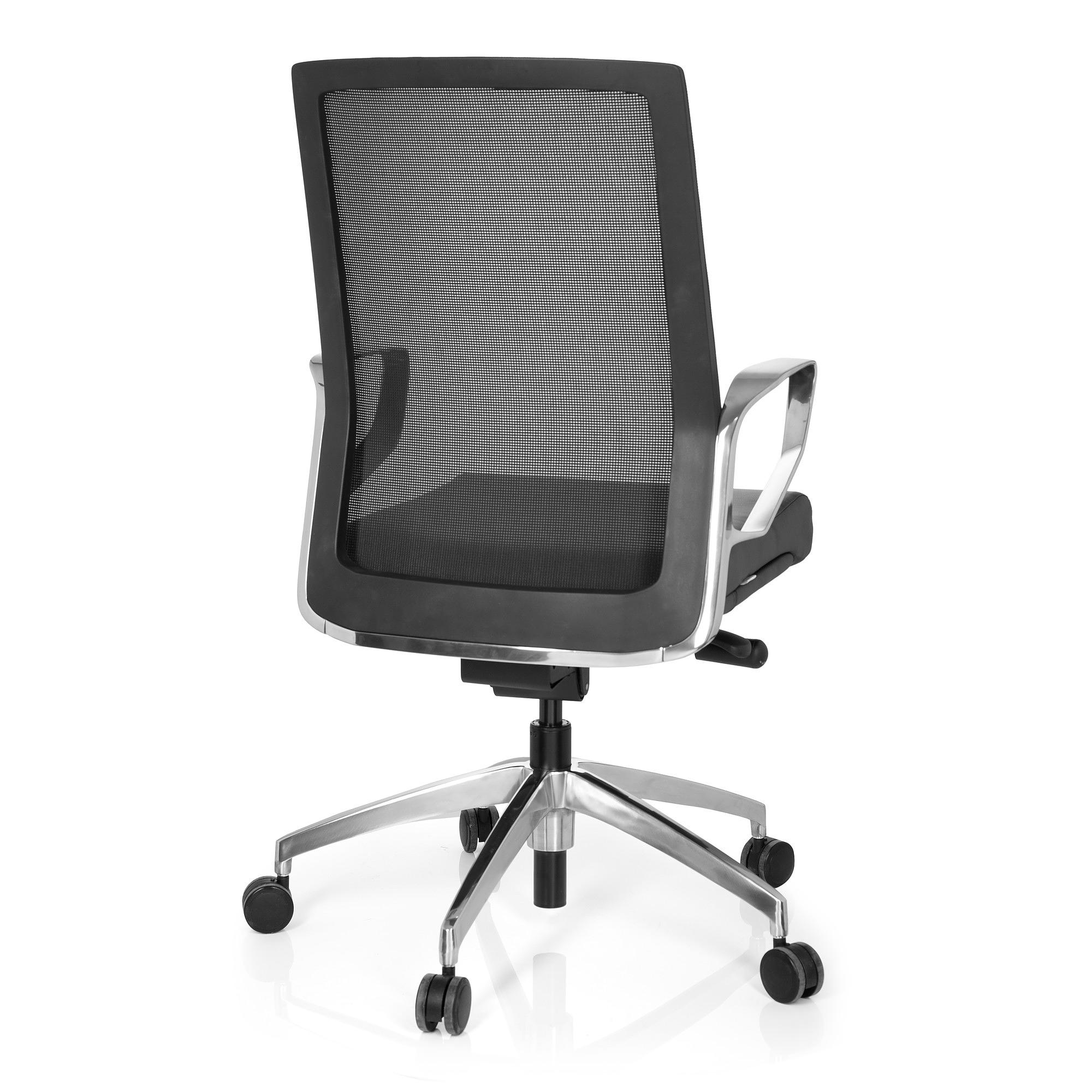 PROVIDER NET Swivel Office Chair with Casters Fabric Black 9